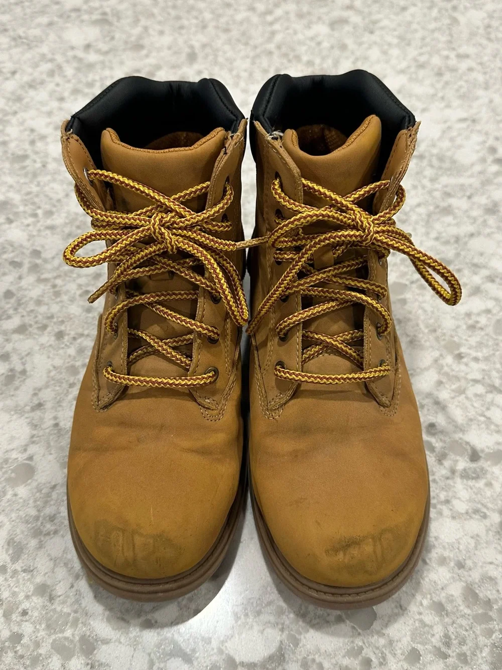 KIDS SIZE 4 Tan Work Boots